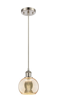 Ballston One Light Mini Pendant in Brushed Satin Nickel (405|516-1P-SN-G128-6)