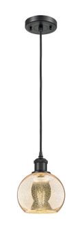Ballston One Light Mini Pendant in Matte Black (405|516-1P-BK-G128-6)
