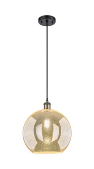 Ballston One Light Mini Pendant in Black Antique Brass (405|516-1P-BAB-G128-12)