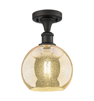 Ballston One Light Semi-Flush Mount in Oil Rubbed Bronze (405|516-1C-OB-G128-8)