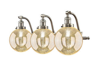 Franklin Restoration Three Light Bath Vanity in Brushed Satin Nickel (405|515-3W-SN-G208-8)