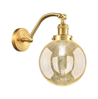 Franklin Restoration One Light Wall Sconce in Satin Gold (405|515-1W-SG-G208-8)