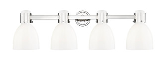 Downtown Urban Four Light Bath Vanity in Polished Nickel (405|464-4W-PN-G464D-7GW)