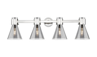 Downtown Urban Four Light Bath Vanity in Polished Nickel (405|464-4W-PN-G464C-7SM)