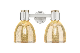 Downtown Urban Two Light Bath Vanity in Satin Nickel (405|464-2W-SN-G464D-7ME)
