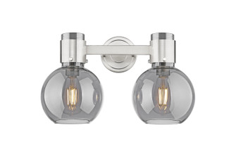 Downtown Urban Two Light Bath Vanity in Brushed Satin Nickel (405|464-2W-SN-G464B-7SM)