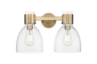 Downtown Urban Two Light Bath Vanity in Brushed Brass (405|464-2W-BB-G464D-7SDY)