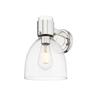 Downtown Urban One Light Wall Sconce in Polished Nickel (405|464-1W-PN-G464D-7CL)