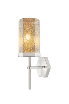 Downtown Urban One Light Wall Sconce in Satin Nickel (405|463-1W-SN-G463-8ME)