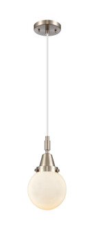 Caden One Light Mini Pendant in Brushed Satin Nickel (405|447-1P-SN-G201-6)