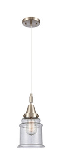 Caden One Light Mini Pendant in Brushed Satin Nickel (405|447-1P-SN-G184)