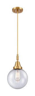 Caden One Light Mini Pendant in Satin Gold (405|447-1P-SG-G204-8)