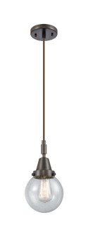 Caden One Light Mini Pendant in Oil Rubbed Bronze (405|447-1P-OB-G204-6)