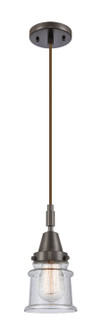 Caden One Light Mini Pendant in Oil Rubbed Bronze (405|447-1P-OB-G184S)