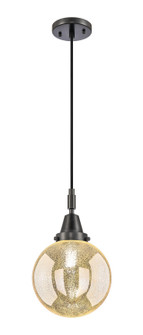 Caden One Light Mini Pendant in Matte Black (405|447-1P-BK-G208-8)