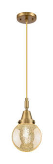 Caden One Light Mini Pendant in Brushed Brass (405|447-1P-BB-G208-6)