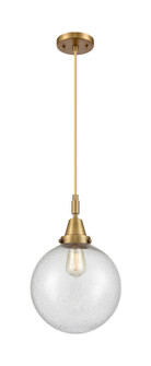 Caden One Light Mini Pendant in Brushed Brass (405|447-1P-BB-G204-10)