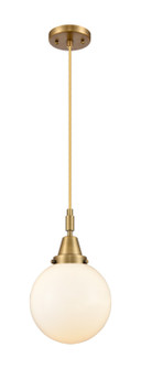 Caden One Light Mini Pendant in Brushed Brass (405|447-1P-BB-G201-8)