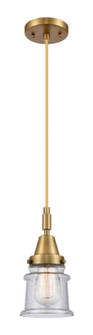 Caden One Light Mini Pendant in Brushed Brass (405|447-1P-BB-G184S)