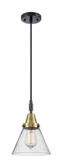 Caden One Light Mini Pendant in Black Antique Brass (405|447-1P-BAB-G44)