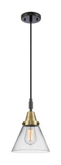 Caden One Light Mini Pendant in Black Antique Brass (405|447-1P-BAB-G42)
