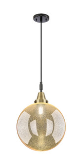 Caden One Light Mini Pendant in Black Antique Brass (405|447-1P-BAB-G208-12)