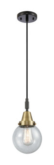Caden One Light Mini Pendant in Black Antique Brass (405|447-1P-BAB-G204-6)