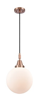 Caden One Light Mini Pendant in Antique Copper (405|447-1P-AC-G201-10)