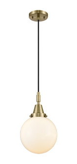 Caden One Light Mini Pendant in Antique Brass (405|447-1P-AB-G201-8)