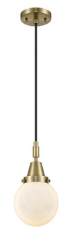 Caden One Light Mini Pendant in Antique Brass (405|447-1P-AB-G201-6)