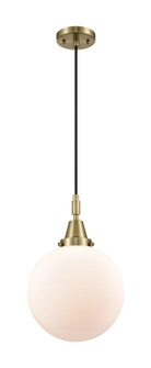 Caden One Light Mini Pendant in Antique Brass (405|447-1P-AB-G201-10)