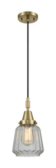 Caden One Light Mini Pendant in Antique Brass (405|447-1P-AB-G142)