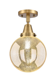 Caden One Light Semi-Flush Mount in Brushed Brass (405|447-1C-BB-G208-8)