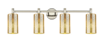 Downtown Urban Four Light Bath Vanity in Polished Nickel (405|434-4W-PN-G434-7ME)