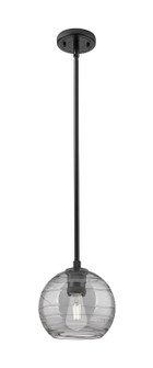 Downtown Urban One Light Pendant in Matte Black (405|434-1S-BK-G1213-8SM)