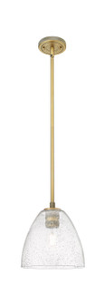 Downtown Urban One Light Pendant in Brushed Brass (405|434-1S-BB-GBD-94)