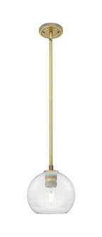 Downtown Urban One Light Pendant in Brushed Brass (405|434-1S-BB-G122-8)