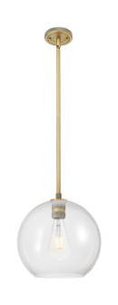 Downtown Urban One Light Pendant in Brushed Brass (405|434-1S-BB-G122-12)