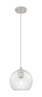Downtown Urban One Light Pendant in Satin Nickel (405|434-1P-SN-G122-8)