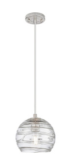 Downtown Urban One Light Pendant in Satin Nickel (405|434-1P-SN-G1213-8CL)