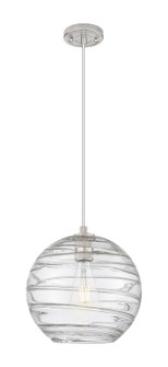 Downtown Urban One Light Pendant in Satin Nickel (405|434-1P-SN-G1213-12CL)