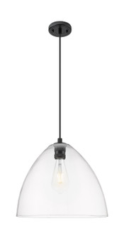 Downtown Urban One Light Pendant in Matte Black (405|434-1P-BK-GBD-162)