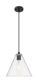 Downtown Urban One Light Pendant in Matte Black (405|434-1P-BK-GBC-122)