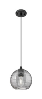 Downtown Urban One Light Pendant in Matte Black (405|434-1P-BK-G1213-8SM)
