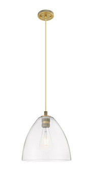Downtown Urban One Light Pendant in Brushed Brass (405|434-1P-BB-GBD-122)