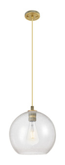 Downtown Urban One Light Pendant in Brushed Brass (405|434-1P-BB-G124-12)