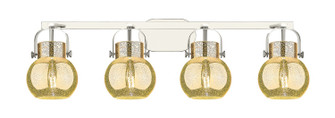 Downtown Urban Four Light Bath Vanity in Polished Nickel (405|423-4W-PN-G410-6ME)