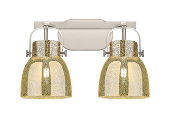 Downtown Urban Two Light Bath Vanity in Satin Nickel (405|423-2W-SN-G412-6ME)