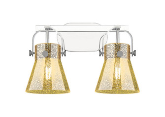 Downtown Urban Two Light Bath Vanity in Polished Chrome (405|423-2W-PC-G411-6ME)