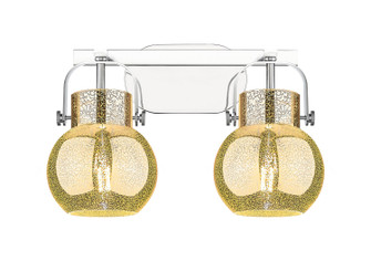 Downtown Urban Two Light Bath Vanity in Polished Chrome (405|423-2W-PC-G410-6ME)